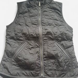 Old Navy Women's Quilted Vest - Dark Gray